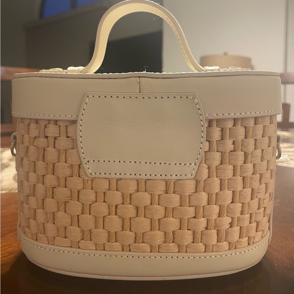 Spartina 449 Tan and Cream Woven Women's Bag - Picture 2 of 12